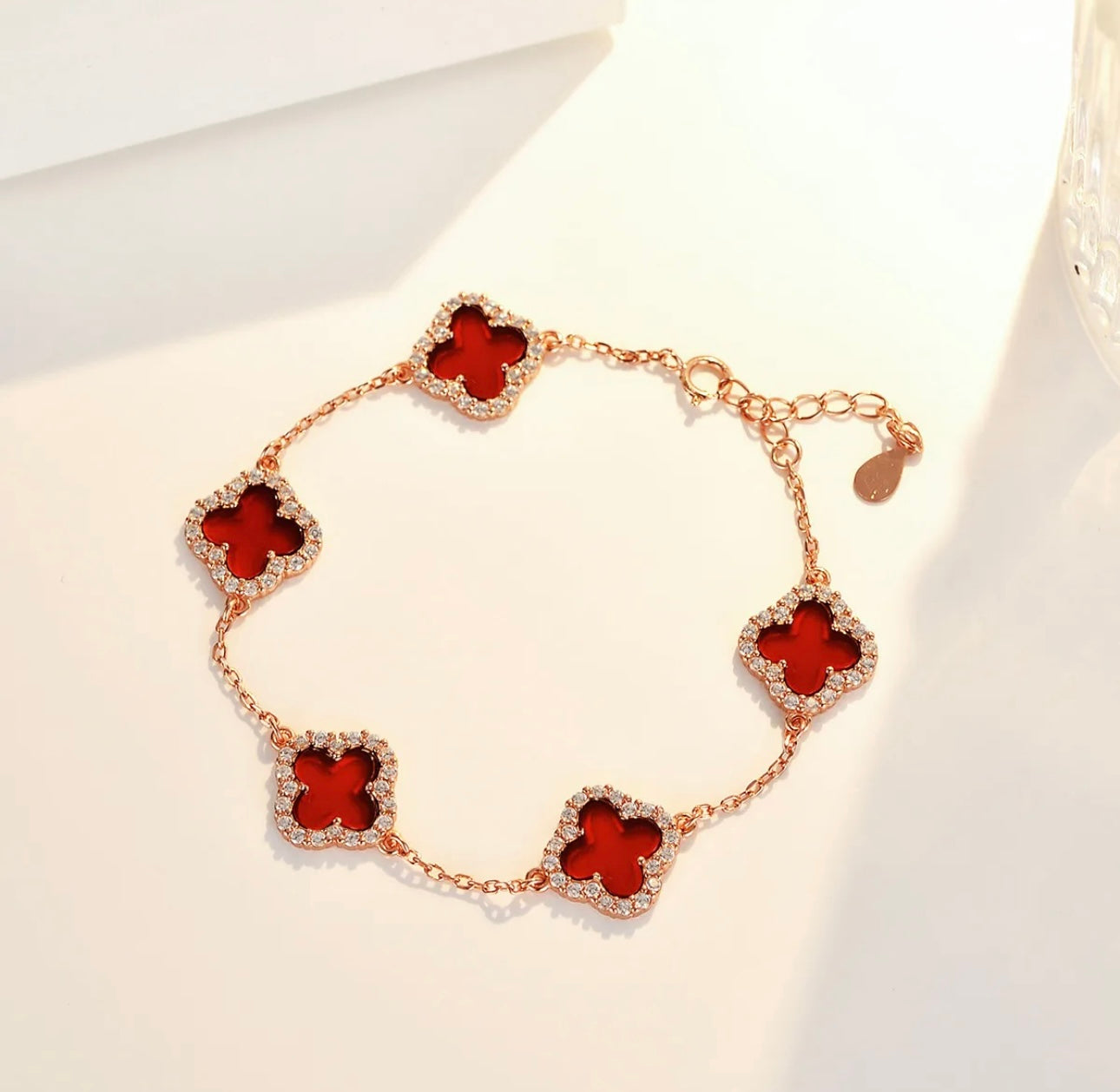 Scarlett Clover Bracelet