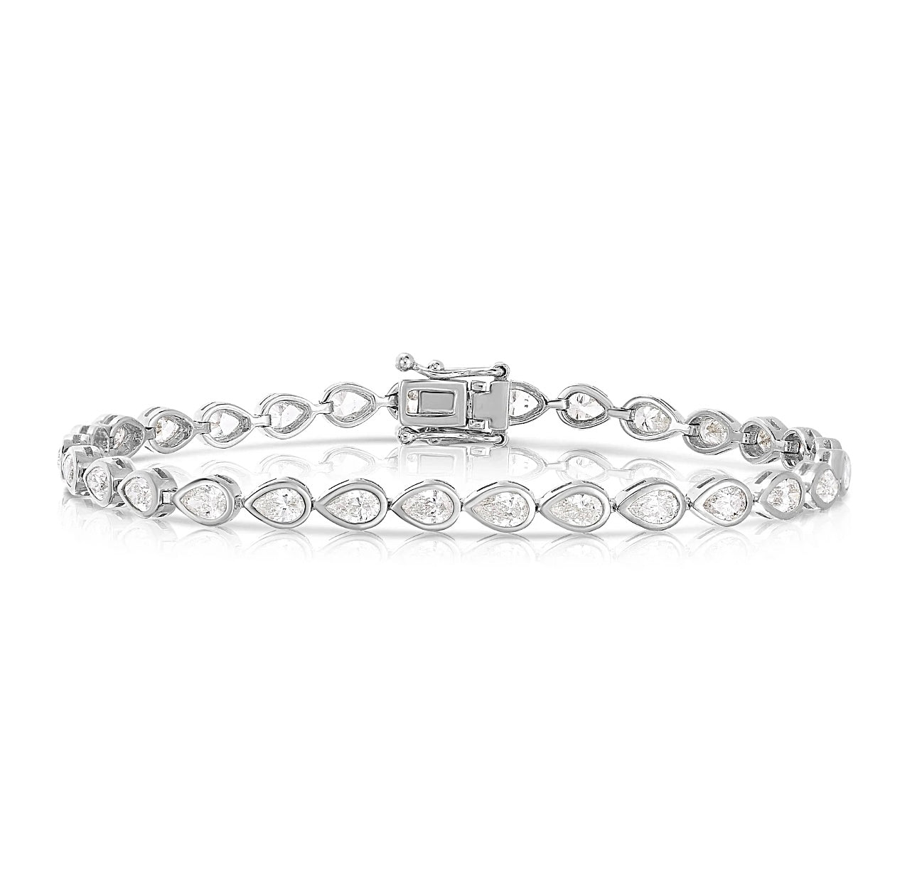 Dew Tennis Bracelet - Silver