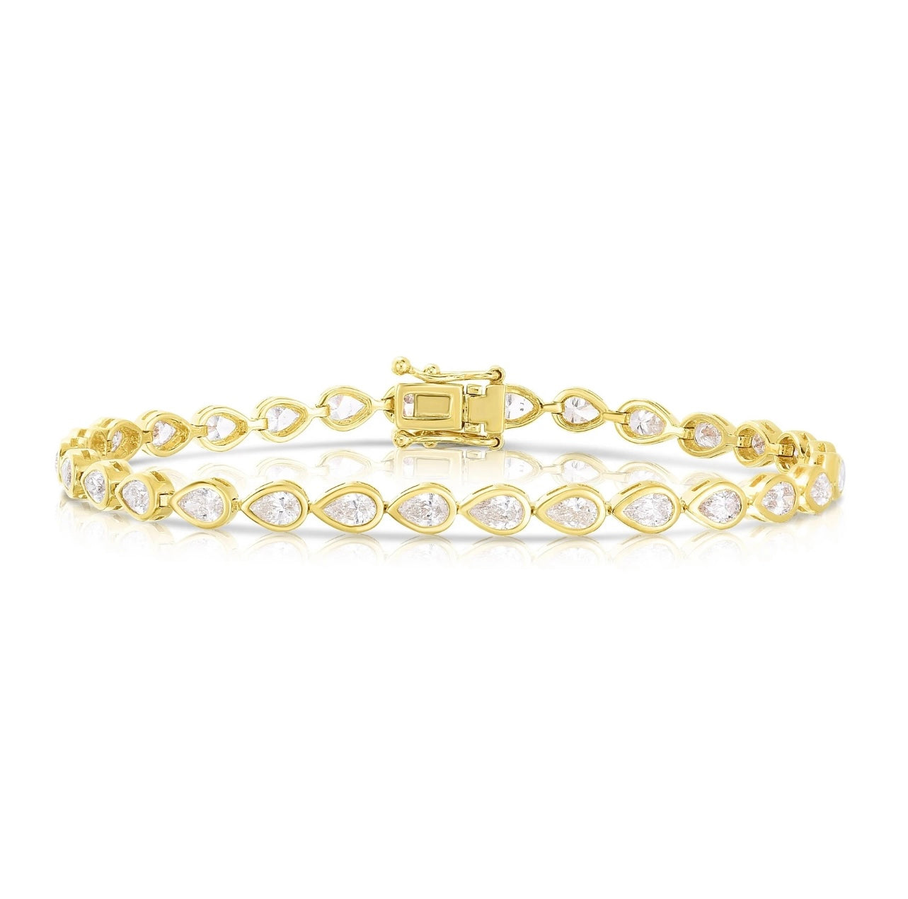 Golden Dew Tennis Bracelet