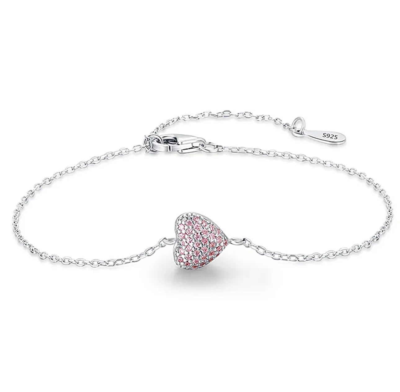 Heart Bracelet - Silver