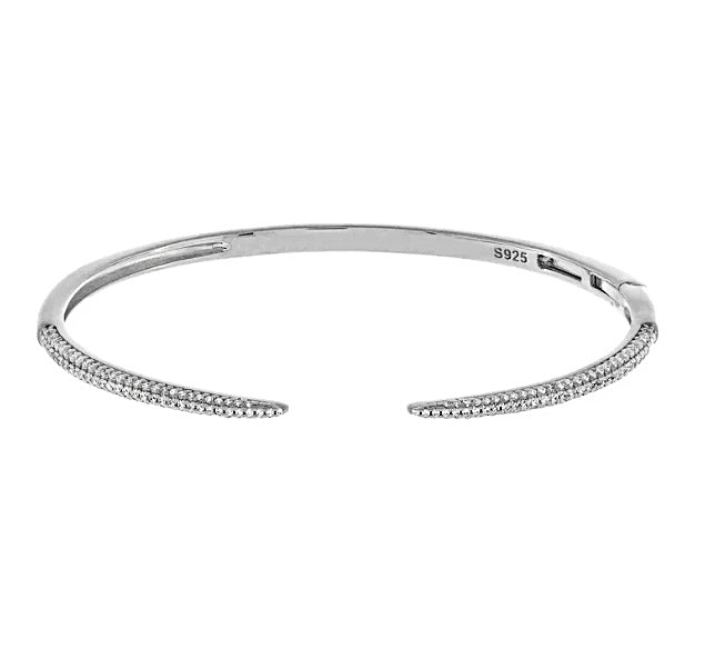 Lyra Bangle - Silver