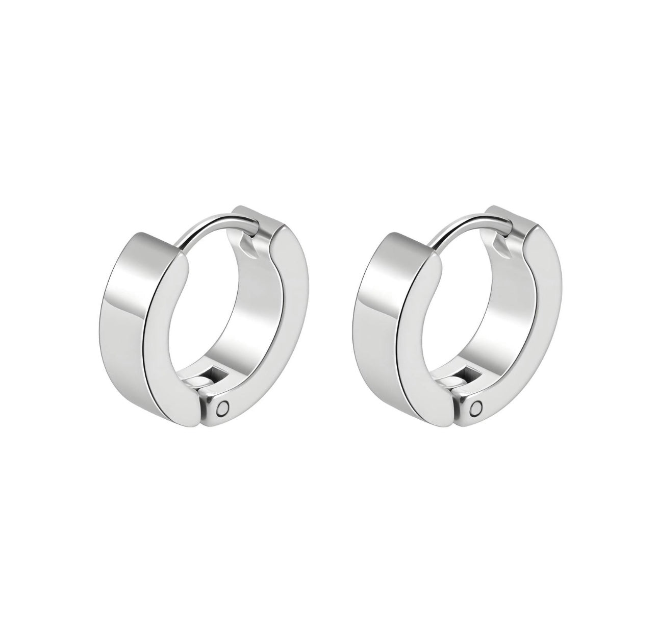 Classic Silver hoops