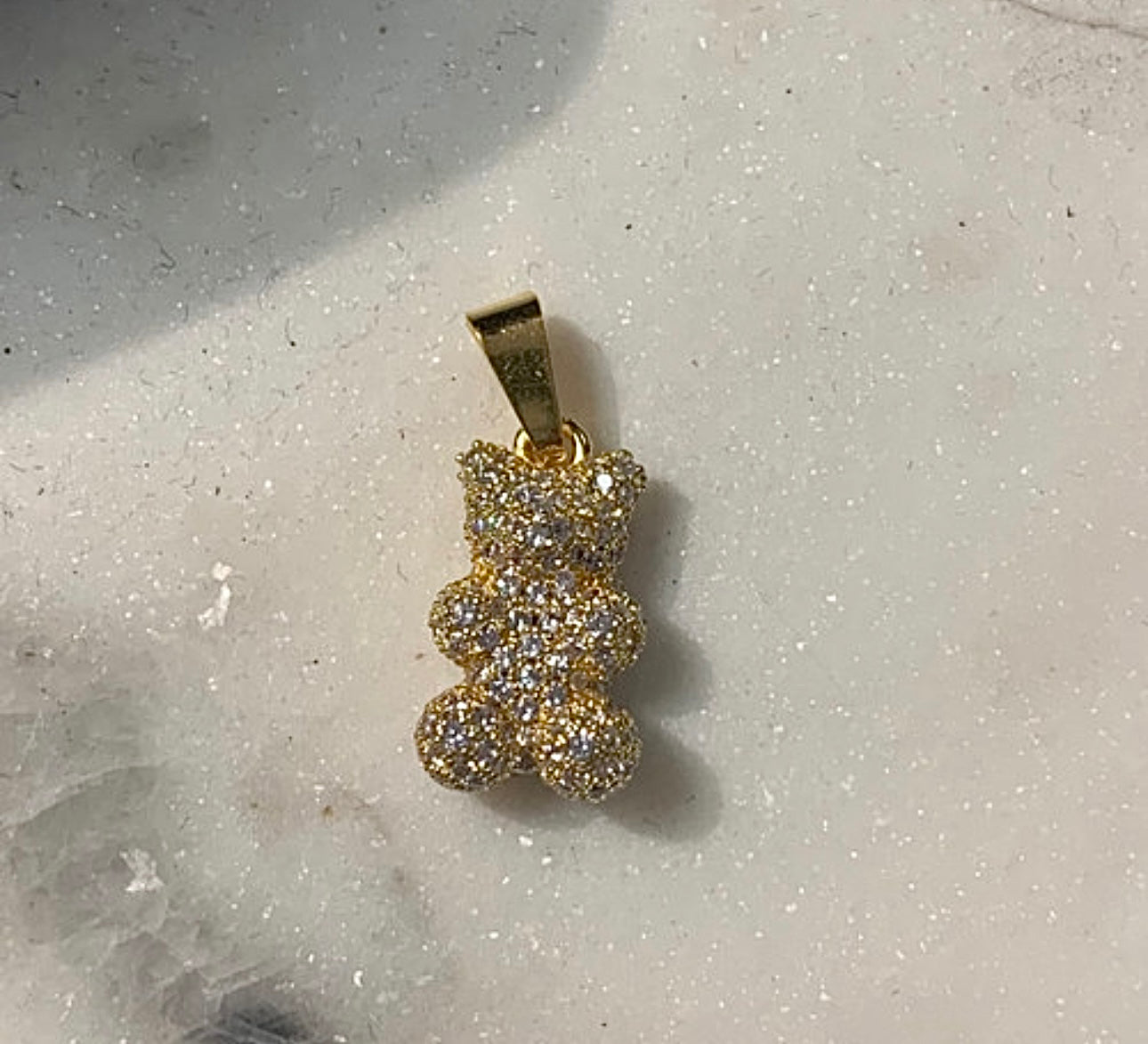 Gold Bear Necklace