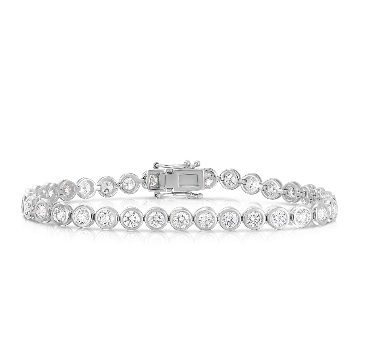 Eclipse Tennis Bracelet- Silver