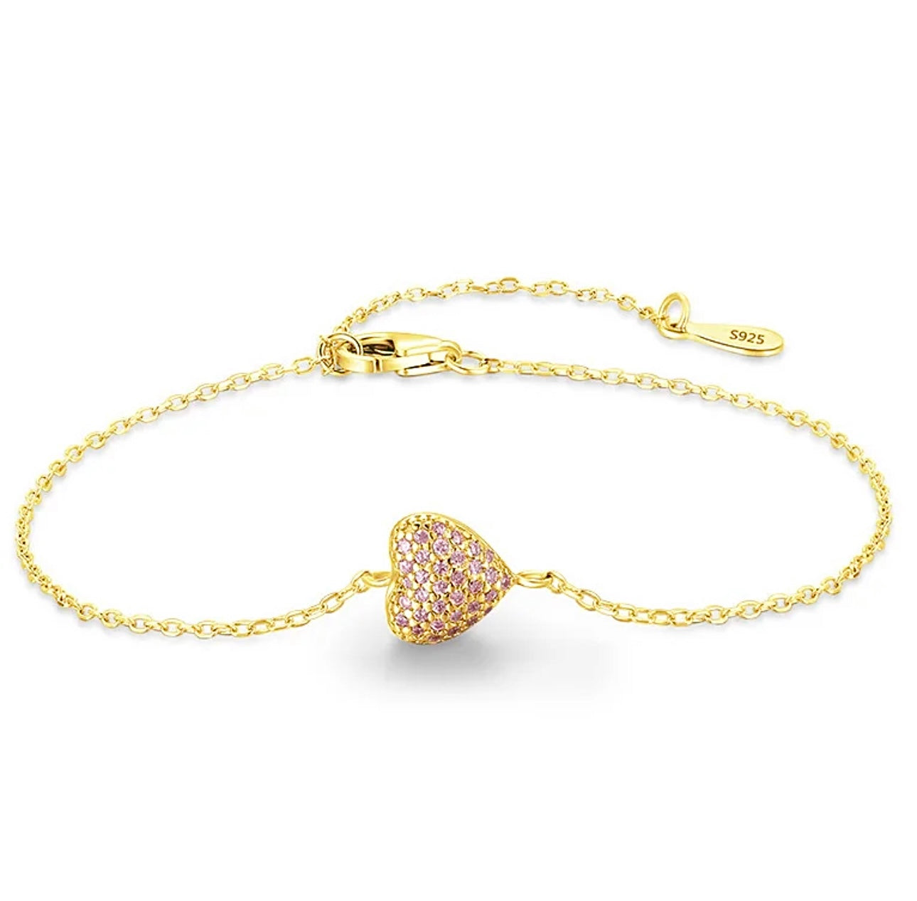 Heart Bracelet - Gold