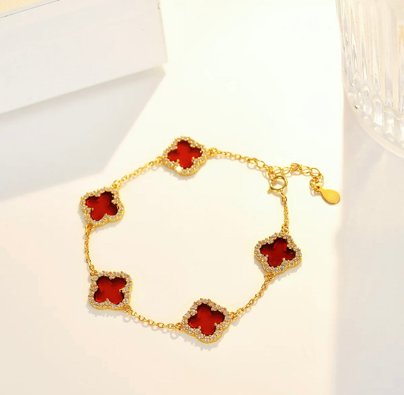 Scarlett Clover Bracelet