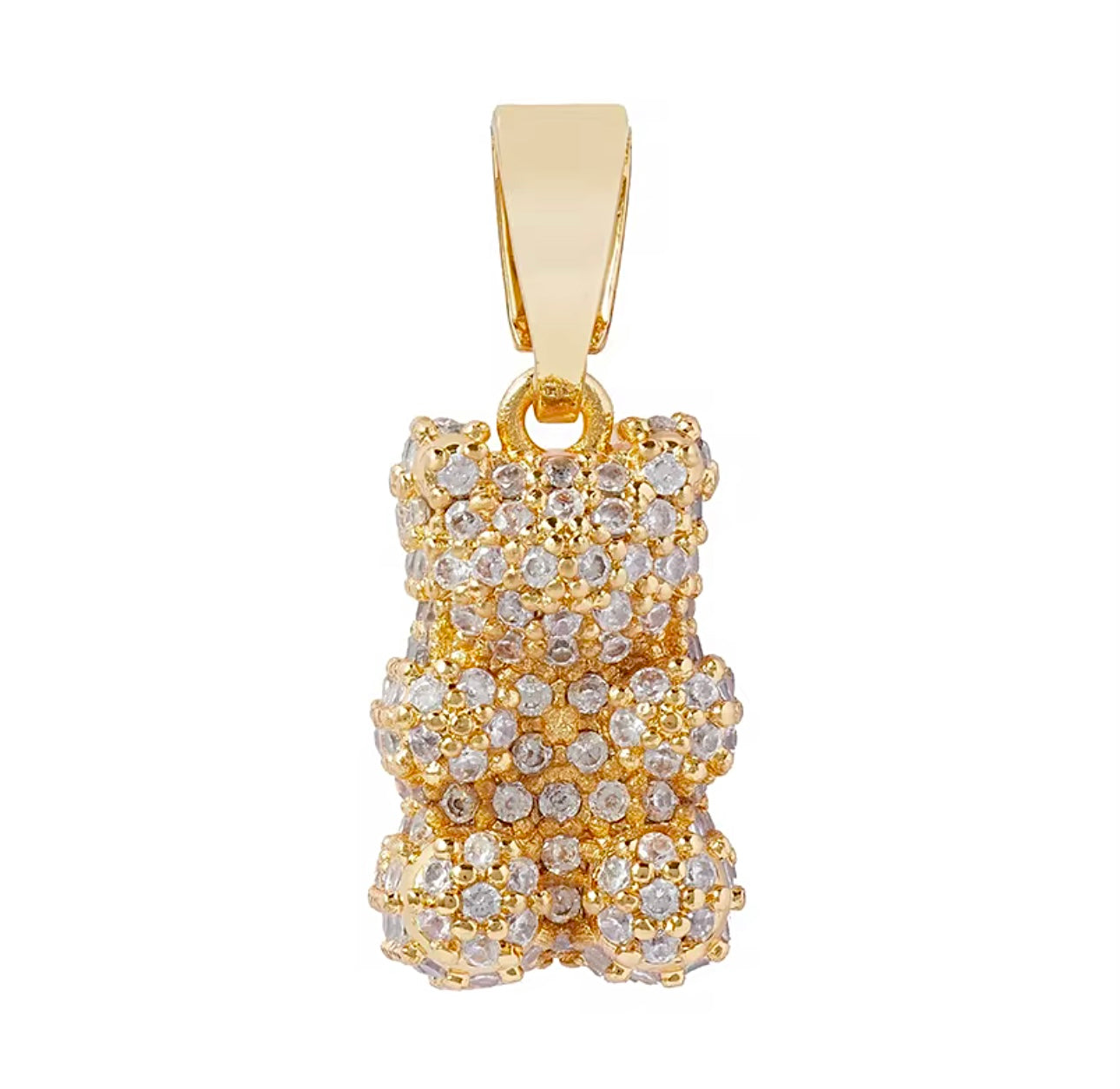 Gold Bear Necklace