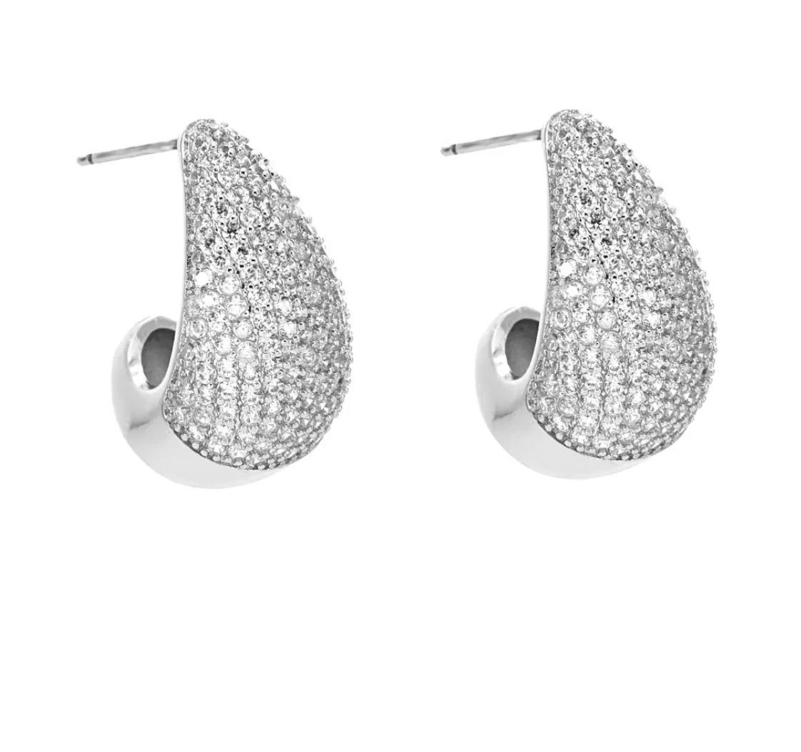Silver Drop Earrings