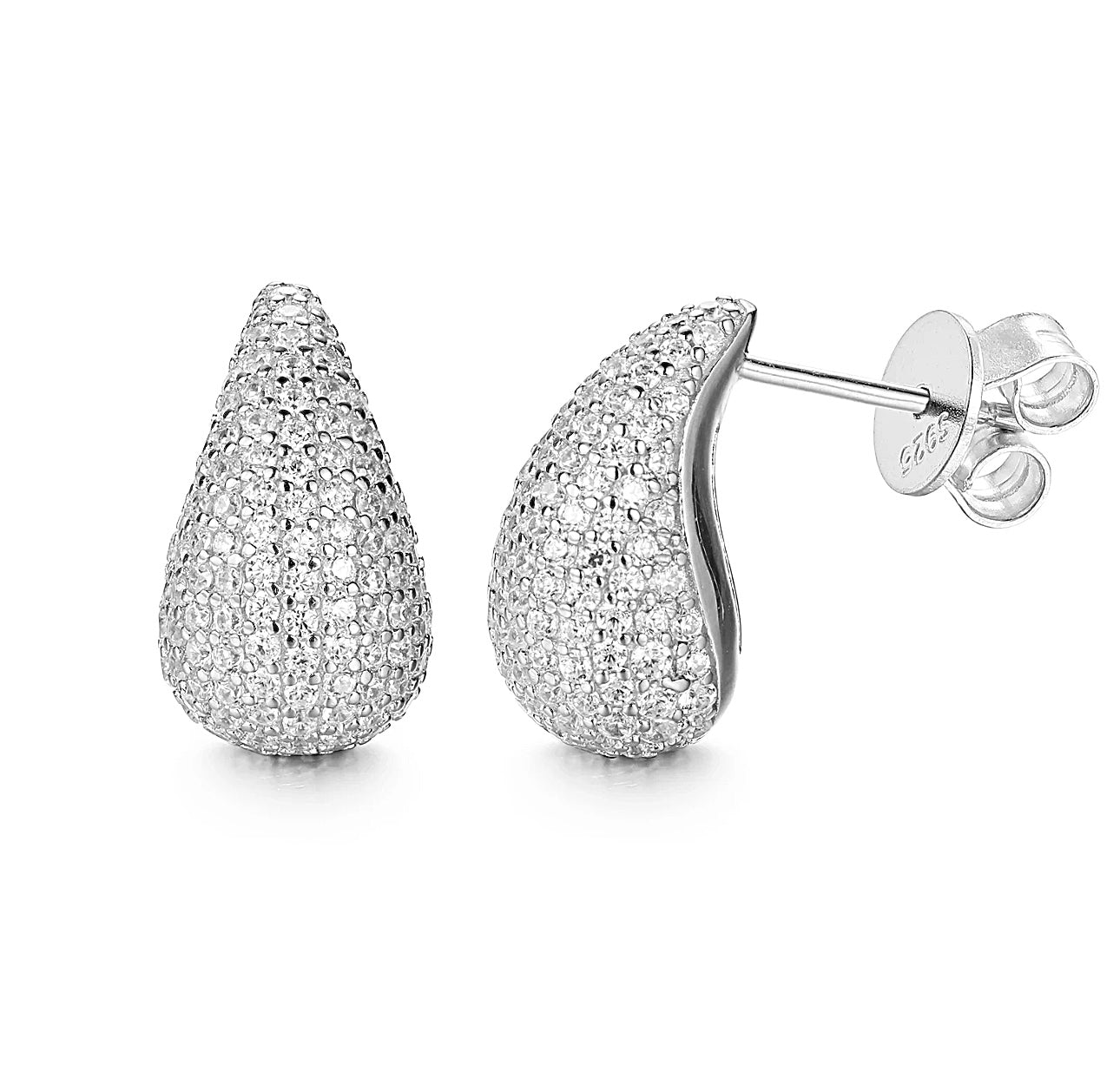 Silver Drop Earrings